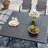 8-Person Square Patio Dining Set With Stackable PVC-coated polyester Chairs-1453488391