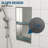 13" X 25" Stainless Steel Shower Niche Double Shelf-999935864