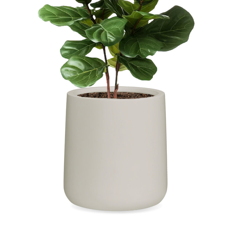 Grand pot à fleurs d'intérieur et d'extérieur Kute Nest H15,3 po x P15 po Kute Nest - Ethereal Mood - ouverture de pot 11,7 po