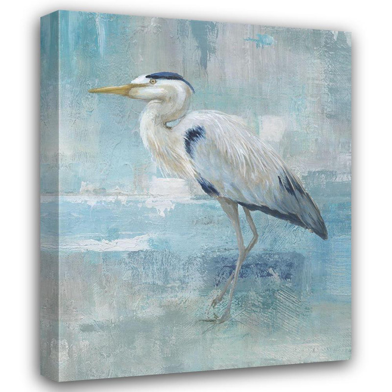 Art sur toile tendue avec la galerie Rosecliff Heights Nan, Blue Heron II, H 24 po x l 20 po
