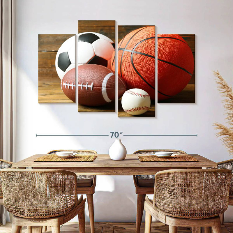 Sireci Balls For Sports, 42" H x 68" W
