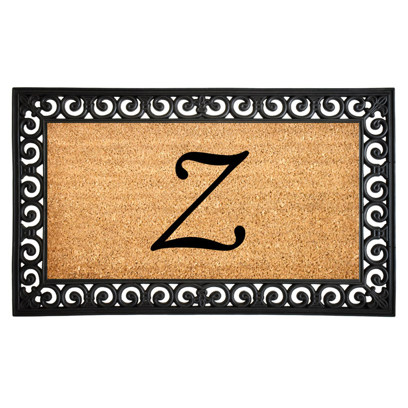 Tapis d'entrée 18 po x 30 po antidérapant, Z