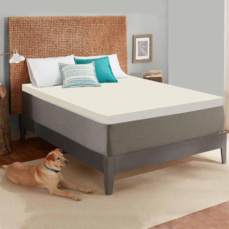 Twin 3'' Memory Foam Mattress Topper, Queen