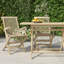 Chaise de patio pliante en teck-133970621