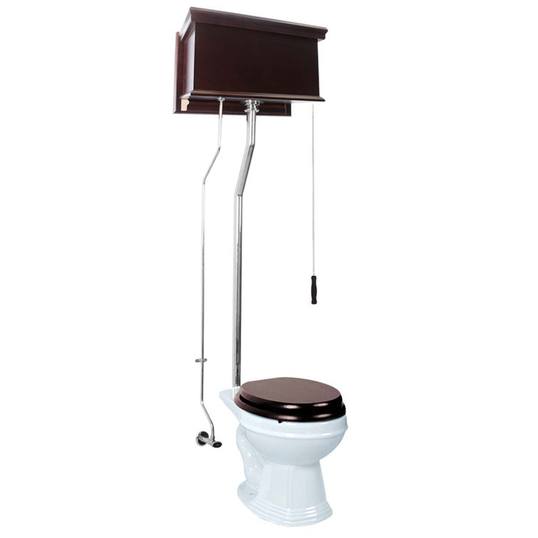 The Renovators Supply Inc. 1.6 Gallons GPF Round Comfort Height Floor Mounted Kit (Seat Not Included)