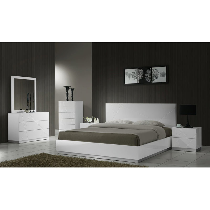 Mchenry Platform Bed, Queen, Gray