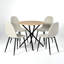 Bairdford 4 - Person Dining Set-187051744