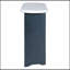 Charmante console rustique avec plateau ovale en marbre et pieds courbés pour diverses pièces-856361785