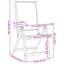 17-4 Sling Garden Chair With Cushion Folding Chair Set-105676026