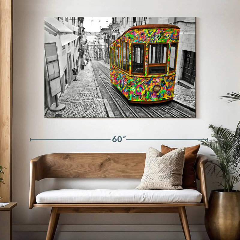 Mehar Lisbon Tram, 34" H x 51" W