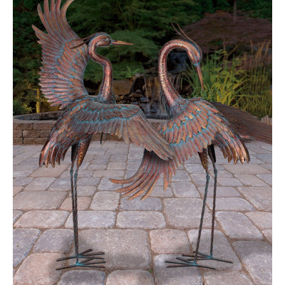 Suellen Animals Weather Resistant Metal Garden Statue