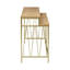 Pavé tactile 72 po Console en bois naturel