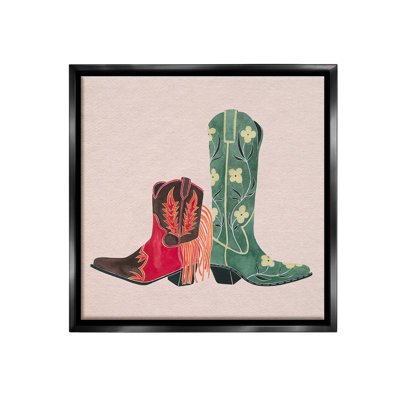 "Motif de bottes de cow-boy" par Grace Popp sur toile