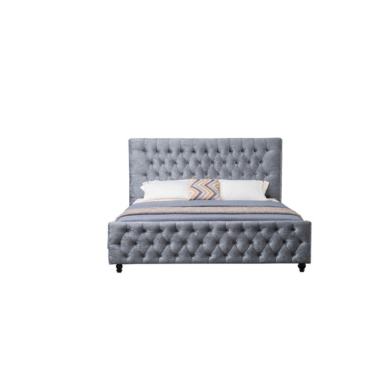 Marik Upholstered Platform Bed, Queen