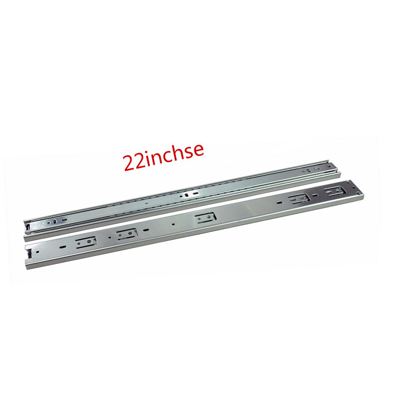 1.96'' Metal Drawer Slide, 22" H x 1.96" W x 1.96" D