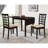 Rectangular 52-Inch Extension Dining Table, Cappuccino
