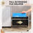 3 Drawer Mobile File Cabinet With Combination Lock, Fully Assembled Metal Filling Cabinet Except Wheels-2078315156