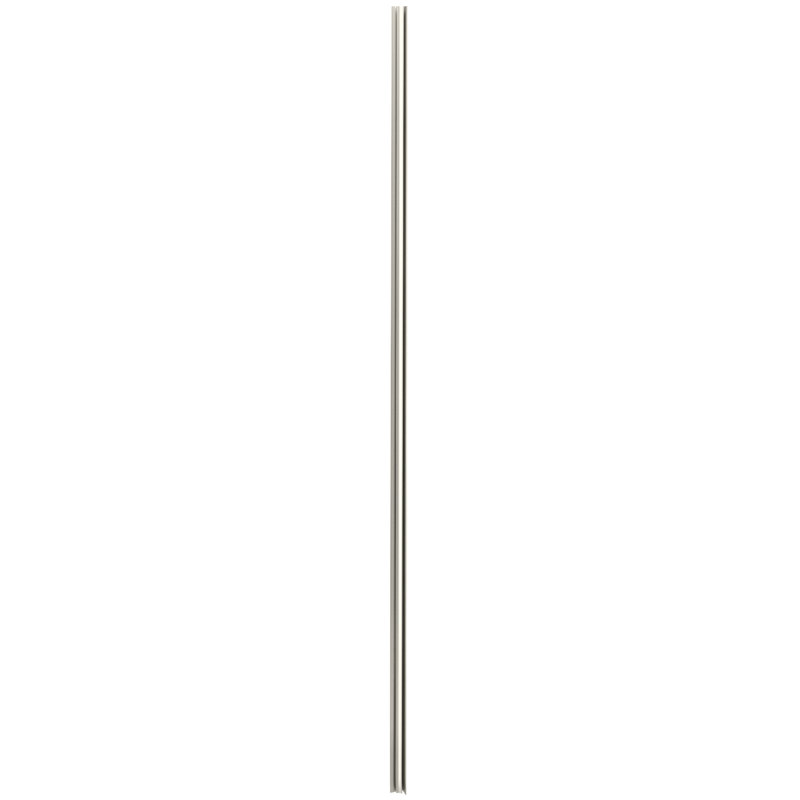 Joint de coin 72" choreograph, Nickel brossé anodisé