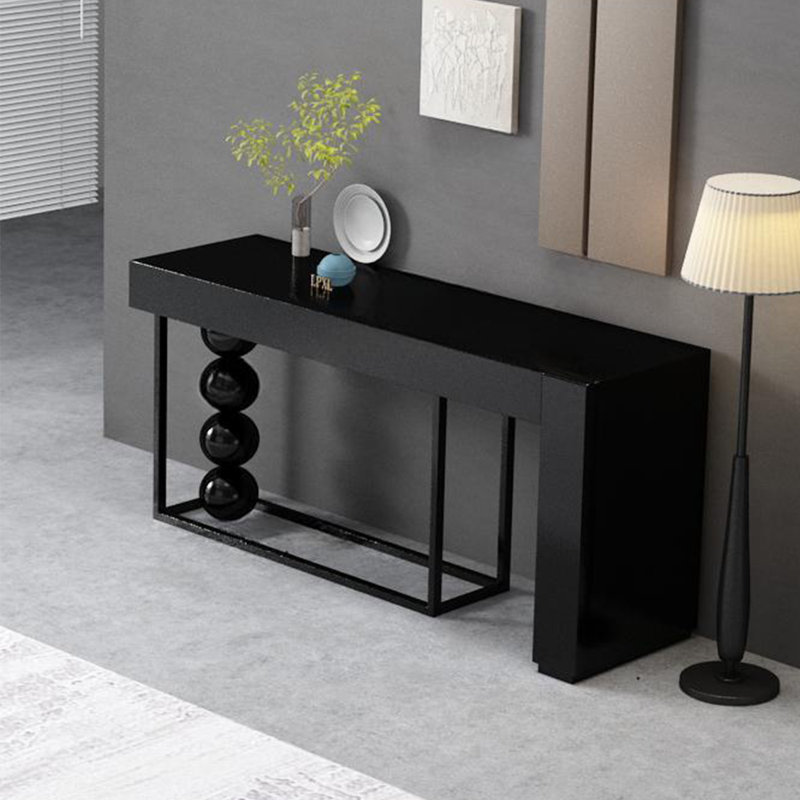 Console Modern Minimalist Art, H 35,43 po x l 62,99 po x P 15,75 po, Noir, Noir