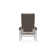 Chaise de patio inclinable avec coussins Askar