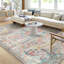 Traditional Rug, Abstract Floral Stain Resistant Easy to Clean Rug For Living Room, Dining Room, Bedroom-2009679257