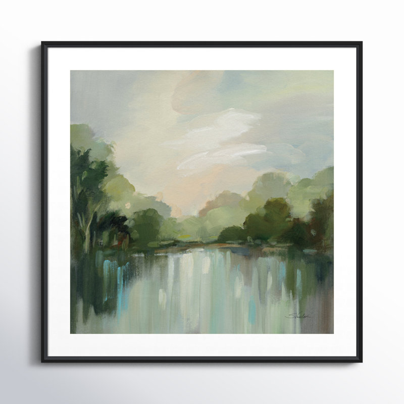 «Cool Spring Day» par Silvia Vassileva - impression encadrée, H 41 po x l 41 po, Noir