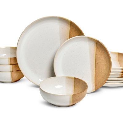 Sango Phoebe Multicolor Stoneware Dinnerware Set - Service For 4, Plate & Bowl Set