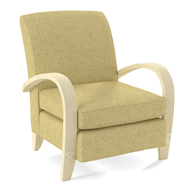 Vero Armchair, Bisque, White Performance Fabric; 0851-94