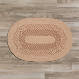 Wingo Wool Blend Reversible Area Rug - Oatmeal