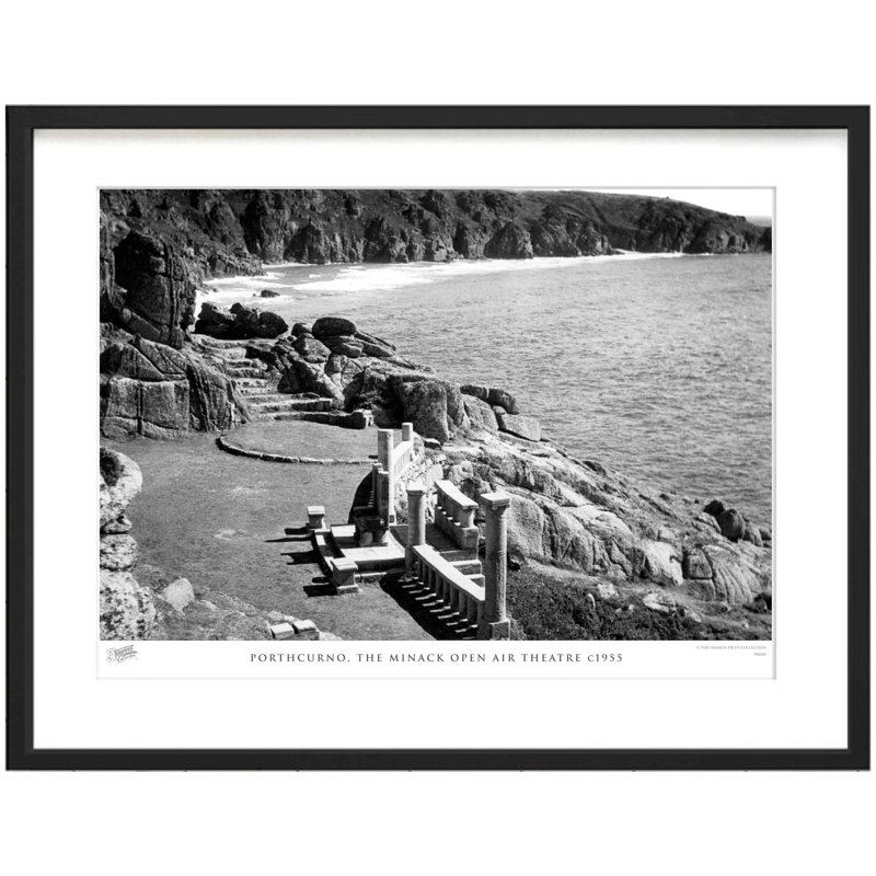 Porthcurno, The Minack Open Air Theatre C1955 - Single Picture Frame Print, 45cm H x 60cm W x 2.3cm D