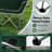 Double Duo Camping Chair with Armrests Cup Holders Carry Bag Heavy Duty Lawn Chair