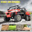 Alex 24V 4WD 2 places 6 roues sur camion à benne basculante avec télécommande, benne électrique et pelle, Bluetooth-93662316