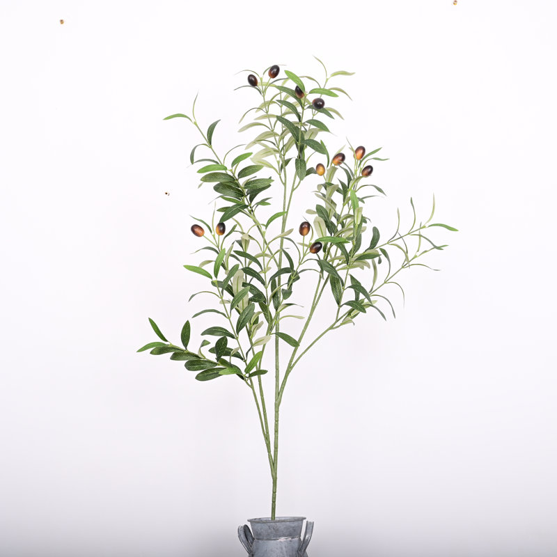 Branches de feuillage à tige artificielle de style maison de campagne artificielle pour remplissage de vase, centre de table de décoration de bureau à domicile