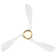 54" Swirl 3 - Blade Outdoor LED Smart Propeller Ceiling Fan with Remote Control and Light Kit Included