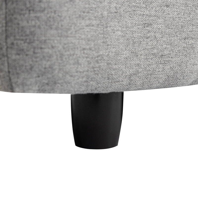 Canapé modulaire rembourré en duvet rembourré, canapé en L avec méridienne réversible
