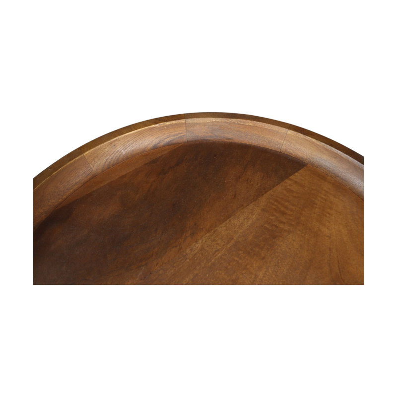Copenhagan Solid Wood Coffee Table, Brown, 50cm H x 45cm L x 45cm W