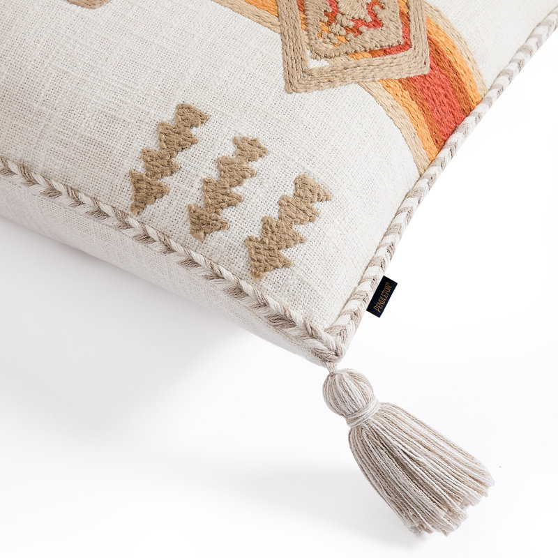 HARDING PILLOW- 14X30 IVORY