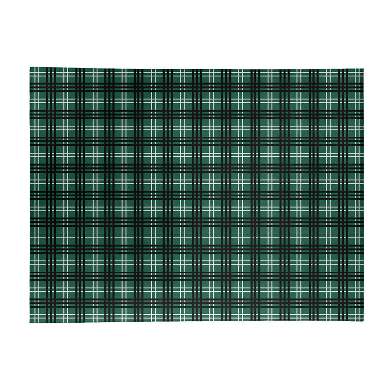 Tapis écossais vert, Rectangle 9 pi x 12 pi