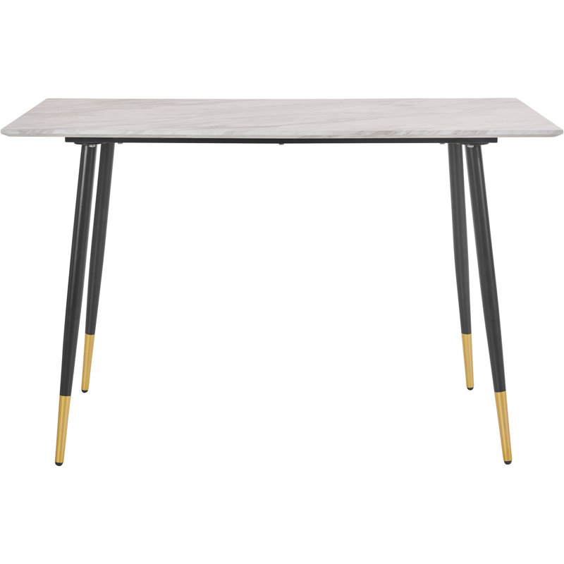 Tontogany Writing Desk, Black, Marble