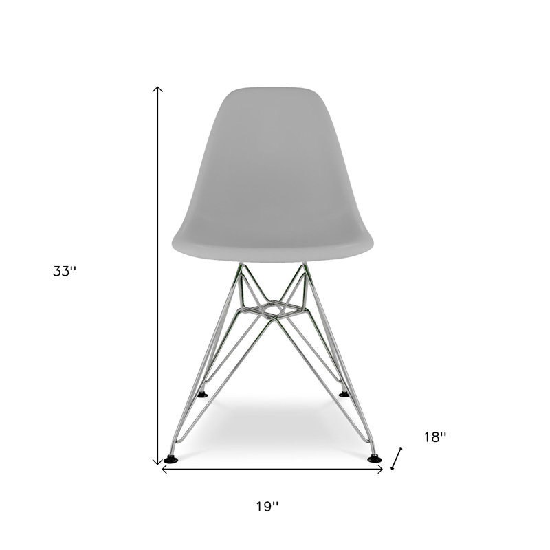  Tower Dining Chair, Gray, 1