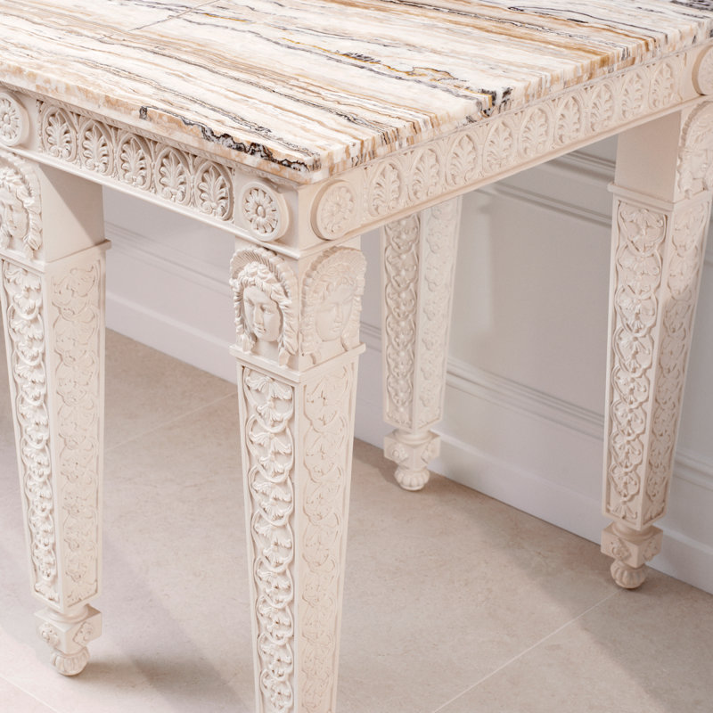 Croome 84.25'' W Marble Console Table