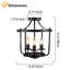 Plafonnier semi-encastré noir 3 lumières Farmhouse-26186908