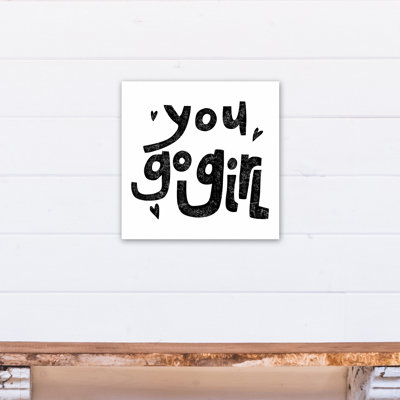 Art encadré « you go fille » Madore