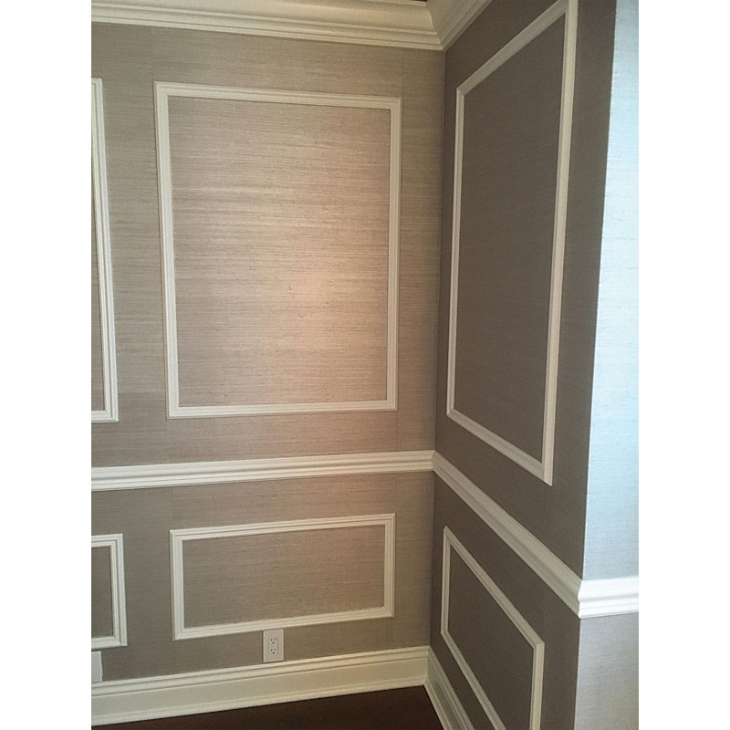 White Primed Polystyrene Self-Stick Wall Panel Moulding