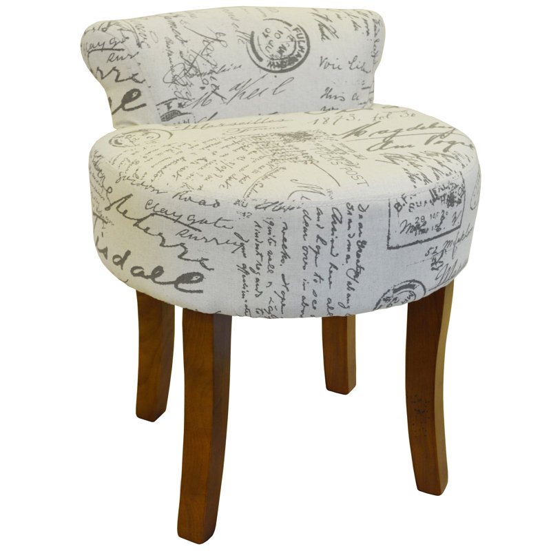 Adamma Solid Wood Accent Stool