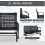 Chaise berçante de patio pour 2 personnes