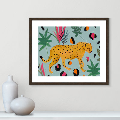 «Nyles Walking Cheetah II» par Isabelle Z - reproduction d'art