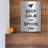 Trinx 'Keep Calm And Spook On' by Lettered & Lined, Metal Wall Art-1370626151