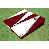 White and Maroon