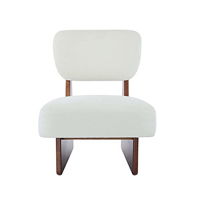 Chaises d'appoint rembourrées en tissu Vierra